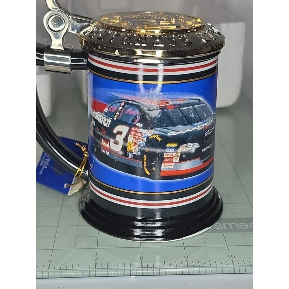 Dale Earnhardt Collector Beer Stein Tankard #3 by the‎ Franklin Mint 12 oz